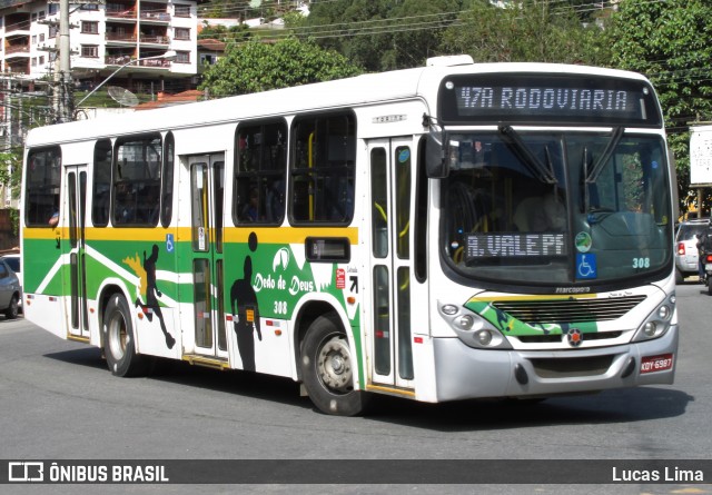Viação Dedo de Deus 308 na cidade de Teresópolis, Rio de Janeiro, Brasil, por Lucas Lima. Número da foto: #8167134.