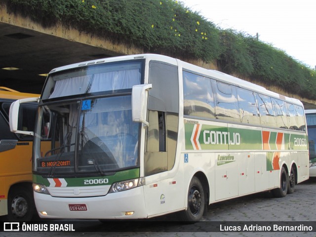 Empresa Gontijo de Transportes 20060 na cidade de Belo Horizonte, Minas Gerais, Brasil, por Lucas Adriano Bernardino. ID da foto: 8165290.