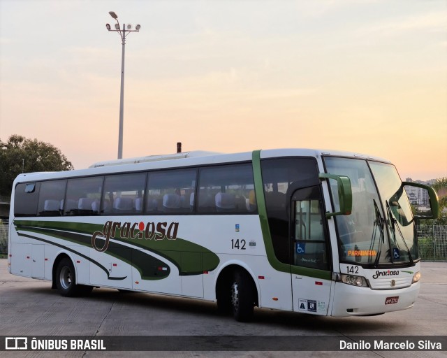 Viação Graciosa 142 na cidade de Curitiba, Paraná, Brasil, por Danilo Marcelo Silva. ID da foto: 8165052.