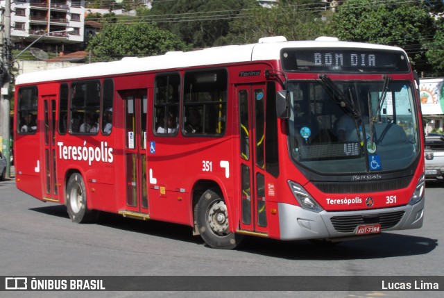 Viação Dedo de Deus 351 na cidade de Teresópolis, Rio de Janeiro, Brasil, por Lucas Lima. Número da foto: #8167143.