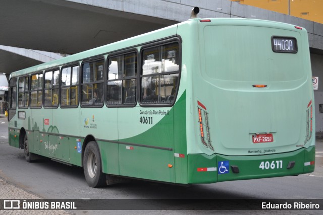 Urca Auto Ônibus 40611 na cidade de Belo Horizonte, Minas Gerais, Brasil, por Eduardo Ribeiro. ID da foto: 8164671.