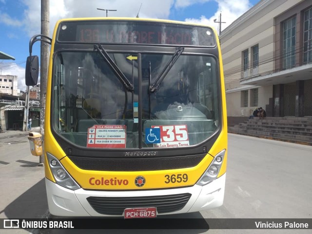 Coletivo Transportes 3659 na cidade de Caruaru, Pernambuco, Brasil, por Vinicius Palone. Número da foto: #8164963.