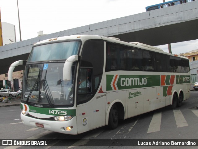 Empresa Gontijo de Transportes 14725 na cidade de Belo Horizonte, Minas Gerais, Brasil, por Lucas Adriano Bernardino. ID da foto: 8165374.