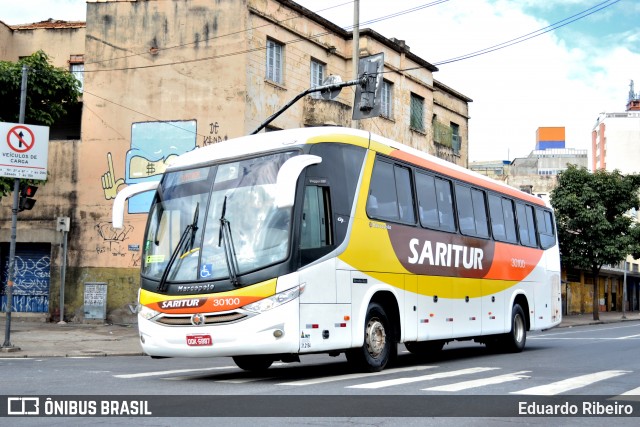 Saritur - Santa Rita Transporte Urbano e Rodoviário 30100 na cidade de Belo Horizonte, Minas Gerais, Brasil, por Eduardo Ribeiro. Número da foto: #8164696.