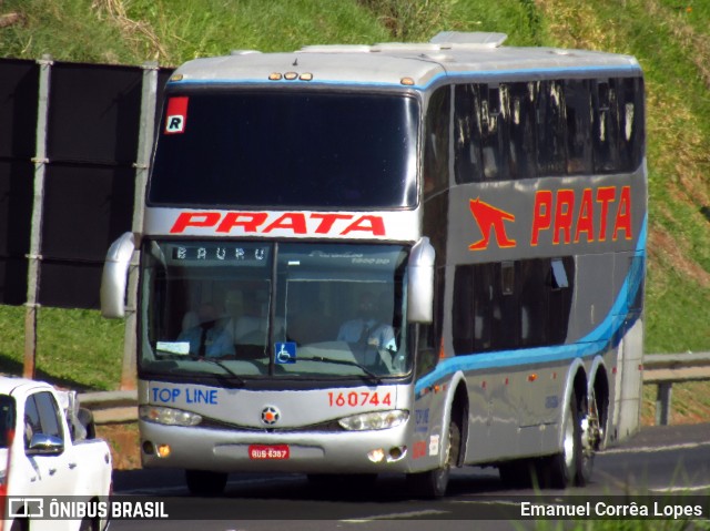 Expresso de Prata 160744 na cidade de Bauru, São Paulo, Brasil, por Emanuel Corrêa Lopes. ID da foto: 8166735.