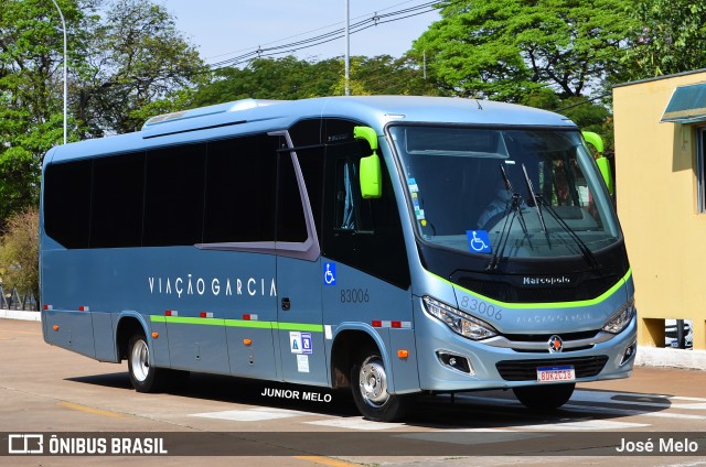 Viação Garcia 83006 na cidade de Maringá, Paraná, Brasil, por José Melo. ID da foto: 8166532.