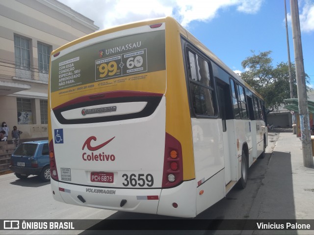 Coletivo Transportes 3659 na cidade de Caruaru, Pernambuco, Brasil, por Vinicius Palone. Número da foto: #8164760.