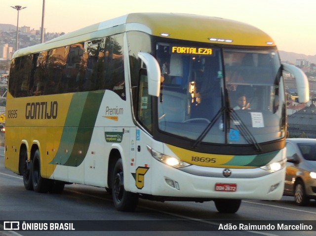 Empresa Gontijo de Transportes 18695 na cidade de Belo Horizonte, Minas Gerais, Brasil, por Adão Raimundo Marcelino. Número da foto: #8166889.