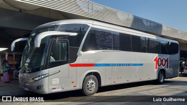 Auto Viação 1001 RJ 108.1123 na cidade de Rio de Janeiro, Rio de Janeiro, Brasil, por Luiz Guilherme. ID da foto: 8167834.