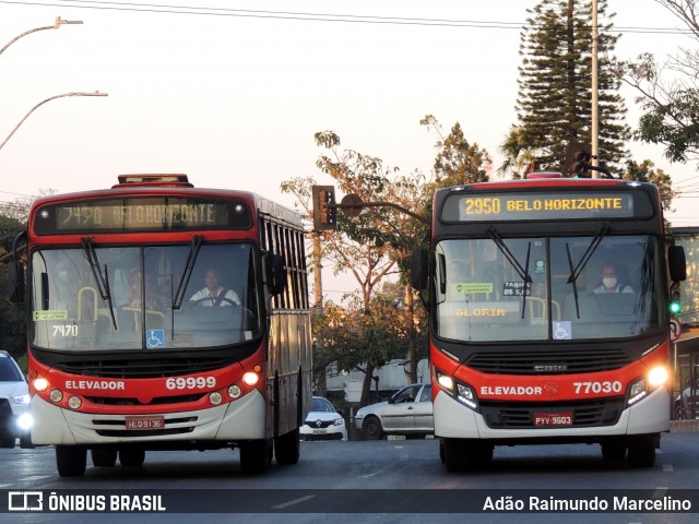 Eldorado Transportes 77030 na cidade de Belo Horizonte, Minas Gerais, Brasil, por Adão Raimundo Marcelino. Número da foto: #8170668.
