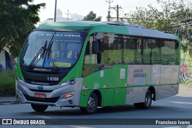 Transcooper > Norte Buss 1 6160 na cidade de São Paulo, São Paulo, Brasil, por Francisco Ivano. Número da foto: #8170340.