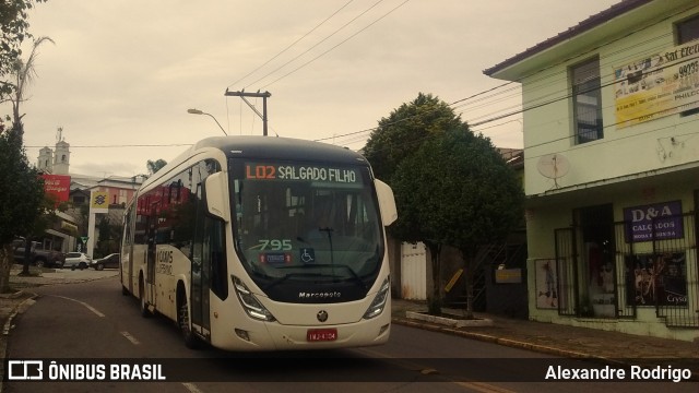 Visate - Viação Santa Tereza 795 na cidade de Caxias do Sul, Rio Grande do Sul, Brasil, por Alexandre Rodrigo. Número da foto: #8168531.