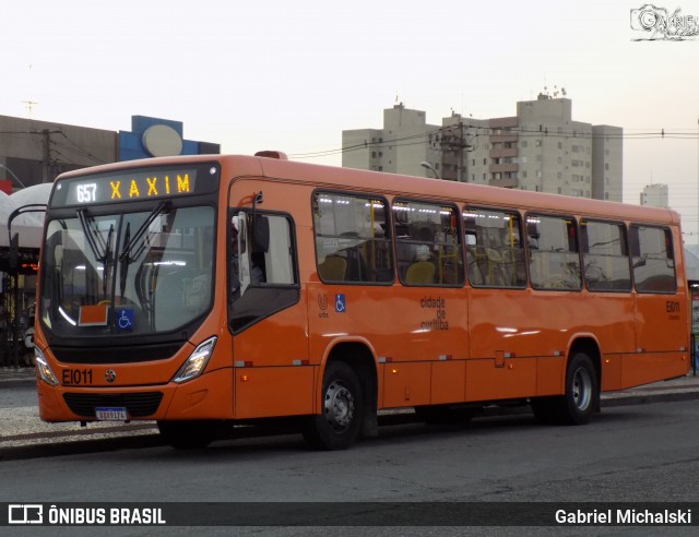 Auto Viação São José dos Pinhais EI011 na cidade de Curitiba, Paraná, Brasil, por Gabriel Michalski. ID da foto: 8167514.