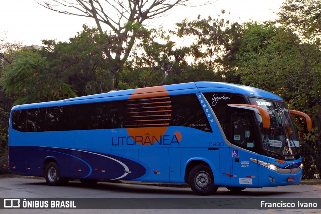 Litorânea Transportes Coletivos 5983 na cidade de São Paulo, São Paulo, Brasil, por Francisco Ivano. Número da foto: #8169614.