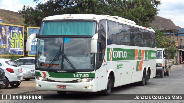 Empresa Gontijo de Transportes 14740 na cidade de Coronel Fabriciano, Minas Gerais, Brasil, por Jonatas Costa da Mata. ID da foto: 8167763.