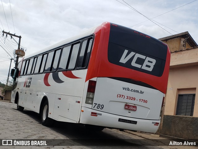 Viação Campo Belo - VCB Transportes 789 na cidade de Pains, Minas Gerais, Brasil, por Ailton Alves. Número da foto: #8167636.