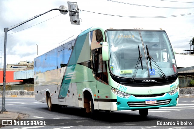 Santa Fé Transportes 108 na cidade de Belo Horizonte, Minas Gerais, Brasil, por Eduardo Ribeiro. ID da foto: 8167850.