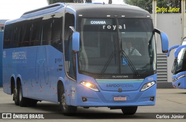 Rápido Federal 1859 na cidade de Goiânia, Goiás, Brasil, por Carlos Júnior. ID da foto: 8173610.