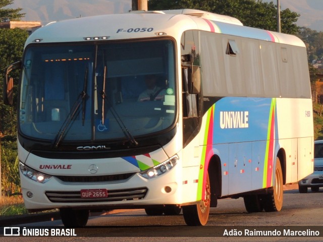 Univale Transportes F-0050 na cidade de Belo Horizonte, Minas Gerais, Brasil, por Adão Raimundo Marcelino. ID da foto: 8173945.