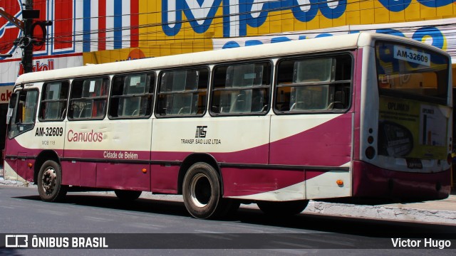 Transportes São Luiz AM-32609 na cidade de Belém, Pará, Brasil, por Victor Hugo. ID da foto: 8173696.