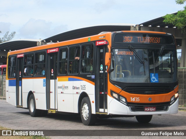 Itamaracá Transportes 1.635 na cidade de Paulista, Pernambuco, Brasil, por Gustavo Felipe Melo. ID da foto: 8173861.