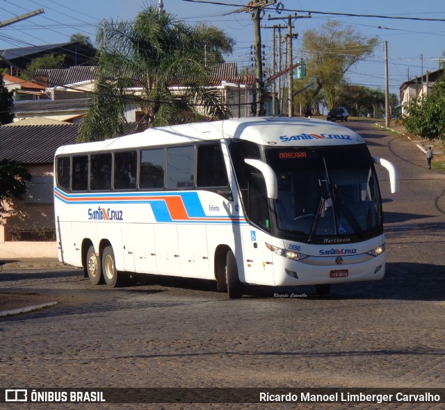 VUSC - Viação União Santa Cruz 2690 na cidade de Rio Pardo, Rio Grande do Sul, Brasil, por Ricardo Manoel Limberger Carvalho. Número da foto: #8170996.