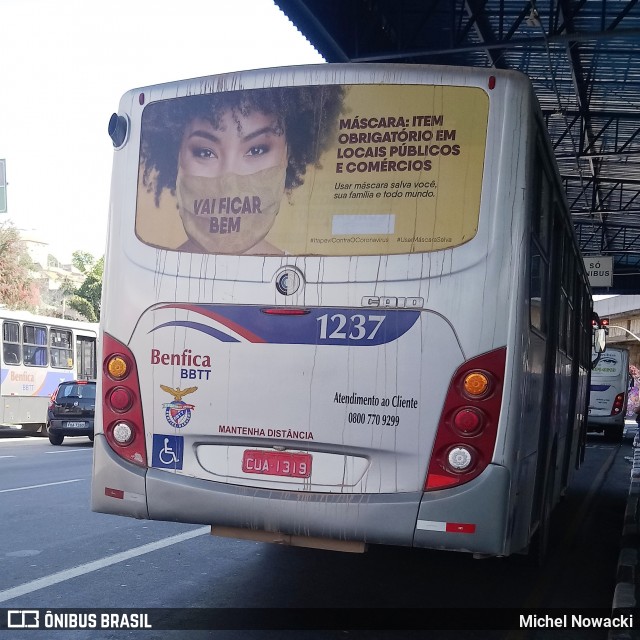 BBTT - Benfica Barueri Transporte e Turismo 1237 na cidade de Itapevi, São Paulo, Brasil, por Michel Nowacki. Número da foto: #8173446.