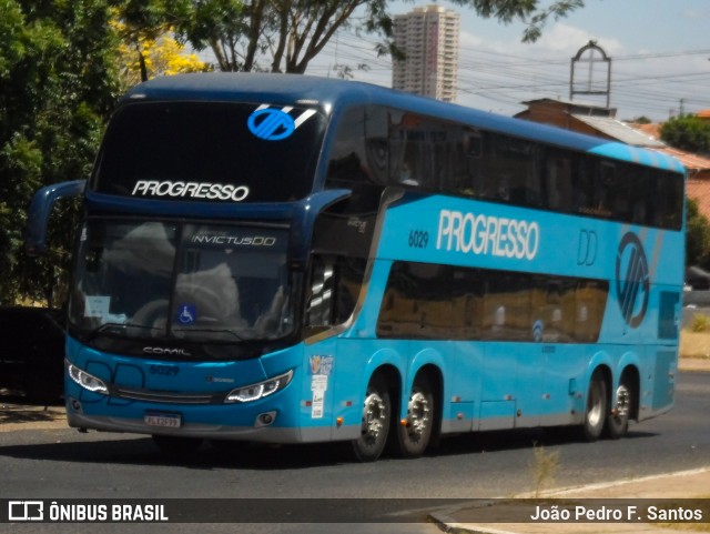 Auto Viação Progresso 6029 na cidade de Teresina, Piauí, Brasil, por João Pedro F. Santos. ID da foto: 8173344.