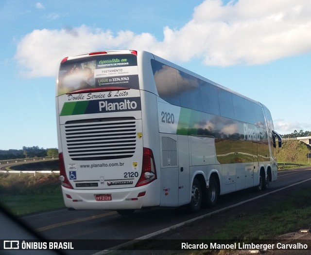 Planalto Transportes 2120 na cidade de Vera Cruz, Rio Grande do Sul, Brasil, por Ricardo Manoel Limberger Carvalho. ID da foto: 8171032.