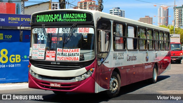 Transportes São Luiz AM-32605 na cidade de Belém, Pará, Brasil, por Victor Hugo. ID da foto: 8175036.