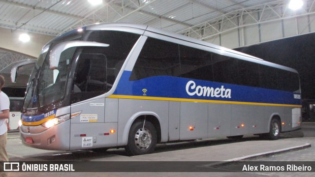 Viação Cometa 18535 na cidade de Taubaté, São Paulo, Brasil, por Alex Ramos Ribeiro. ID da foto: 8177149.