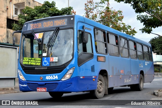 Coletur Coletivos Urbanos 40634 na cidade de Belo Horizonte, Minas Gerais, Brasil, por Eduardo Ribeiro. Número da foto: #8175626.