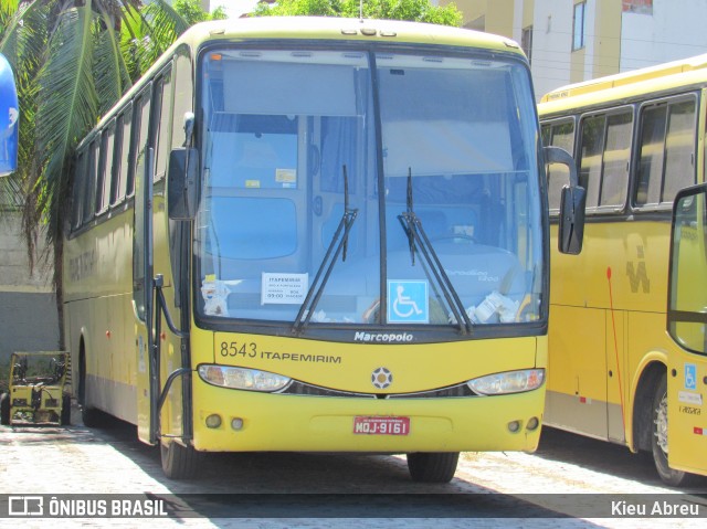 Viação Itapemirim 8543 na cidade de Fortaleza, Ceará, Brasil, por Kieu Abreu. ID da foto: 8176496.