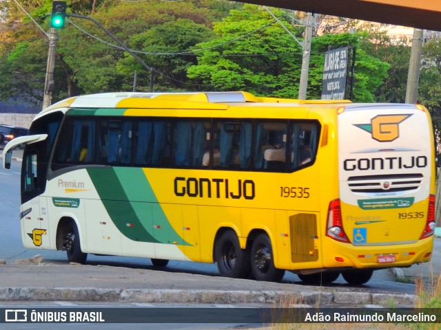 Empresa Gontijo de Transportes 19535 na cidade de Contagem, Minas Gerais, Brasil, por Adão Raimundo Marcelino. Número da foto: #8177156.