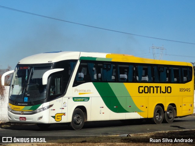 Empresa Gontijo de Transportes 18945 na cidade de Teresina, Piauí, Brasil, por Ruan Silva Andrade. ID da foto: 8176779.