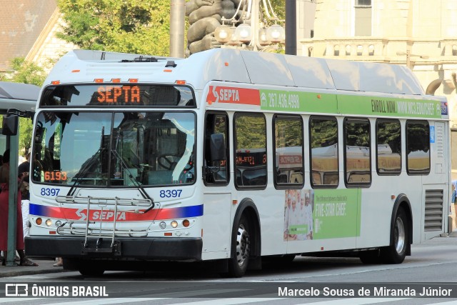 SEPTA - Southeastern Pennsylvania Transportation Autority 8397 na cidade de Philadelphia, Pennsylvania, Estados Unidos, por Marcelo Sousa de Miranda Júnior. ID da foto: 8176561.