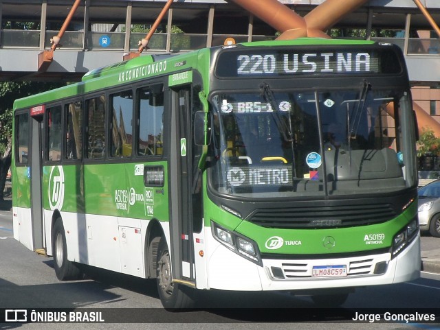 Tijuquinha - Auto Viação Tijuca A50159 na cidade de Rio de Janeiro, Rio de Janeiro, Brasil, por Jorge Gonçalves. Número da foto: #8175161.