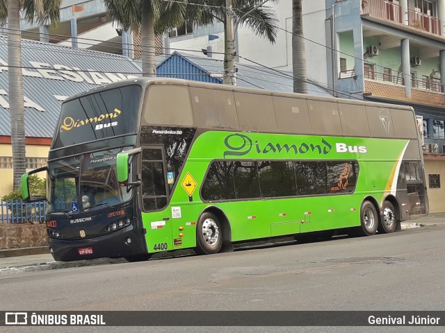 Diamond Bus Locação e Transportes 4400 na cidade de Corumbá, Mato Grosso do Sul, Brasil, por Genival Júnior. ID da foto: 8175810.