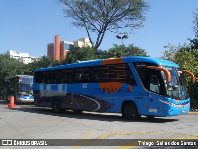 Litorânea Transportes Coletivos 5360 na cidade de São Paulo, São Paulo, Brasil, por Thiago  Salles dos Santos. Número da foto: #8177005.