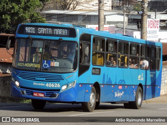 Salvadora Transportes > Transluciana 40626 na cidade de Belo Horizonte, Minas Gerais, Brasil, por Adão Raimundo Marcelino. Número da foto: #8180142.