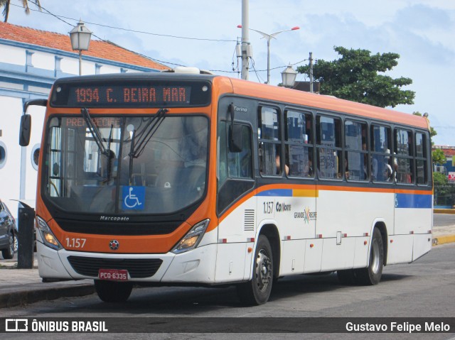 Cidade Alta Transportes 1.157 na cidade de Olinda, Pernambuco, Brasil, por Gustavo Felipe Melo. ID da foto: 8177918.