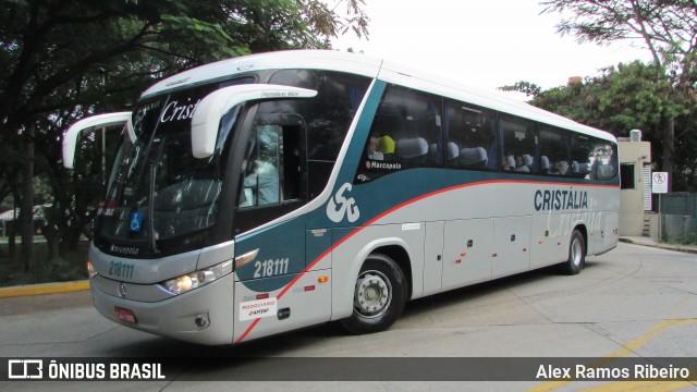 Expresso Cristália 218111 na cidade de São Paulo, São Paulo, Brasil, por Alex Ramos Ribeiro. ID da foto: 8179799.