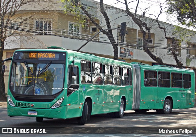 Auto Viação Redentor HB609 na cidade de Curitiba, Paraná, Brasil, por Matheus Felipe. ID da foto: 8177702.