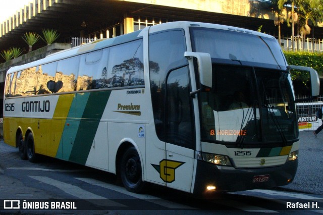 Empresa Gontijo de Transportes 12515 na cidade de Belo Horizonte, Minas Gerais, Brasil, por Rafael H.. ID da foto: 8177389.